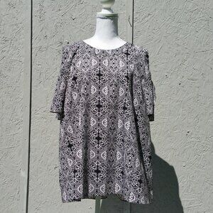 Jones NY Cold Shoulder Blouse - 1X